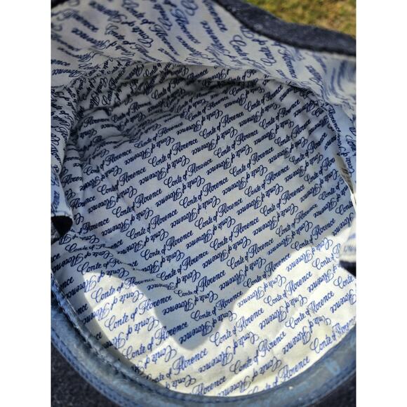 Conte Of Florence Navy Wool Flat Baretta Hat Flat Cap Earflaps Newsboy Classic - Picture 8 of 10